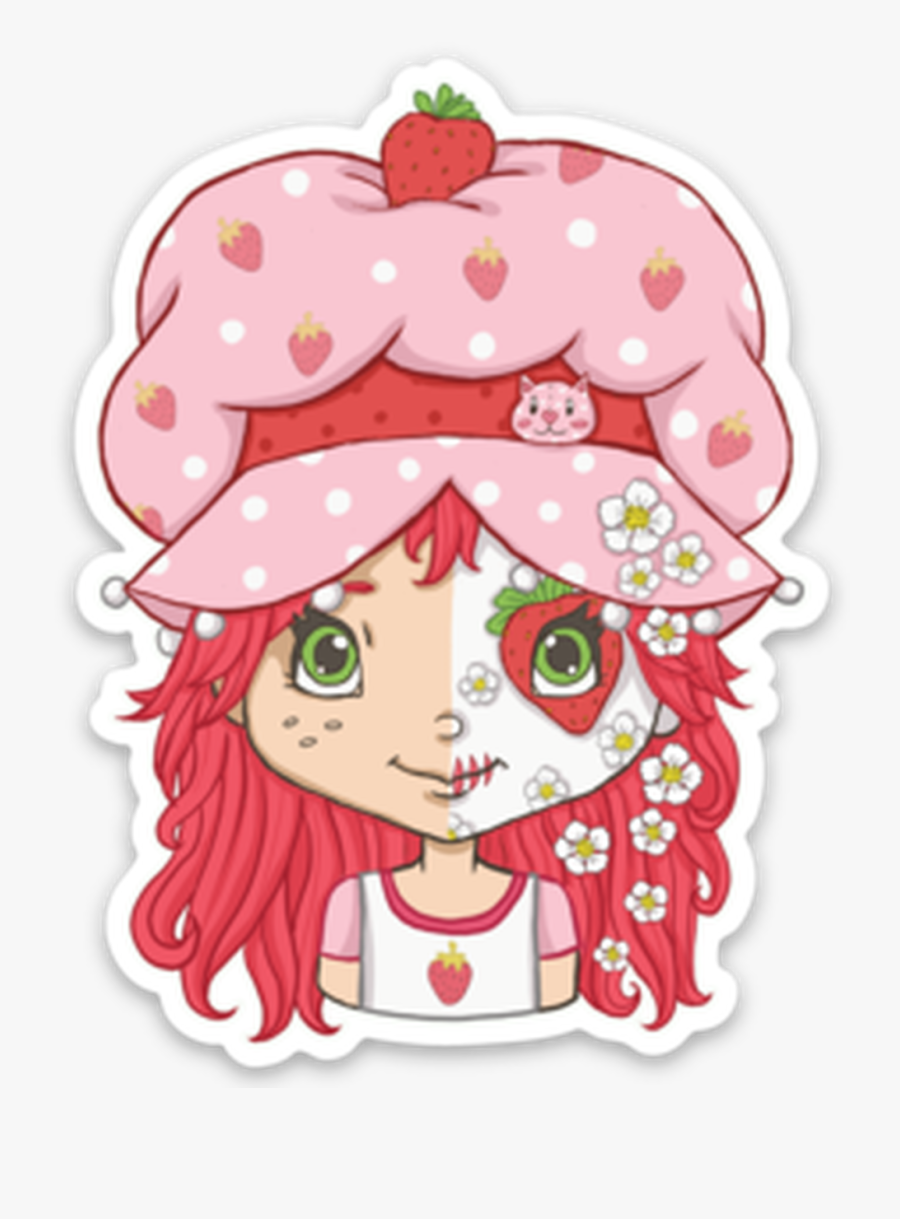 Strawberry Sugar Skull Free Transparent Clipart Clipartkey