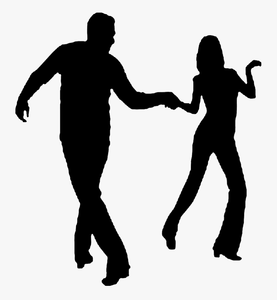 Dance And Demos West Coast Swing Dancers Clipart Black And White