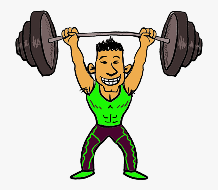 Cartoon Lifting Weights Png Free Transparent Clipart Clipartkey