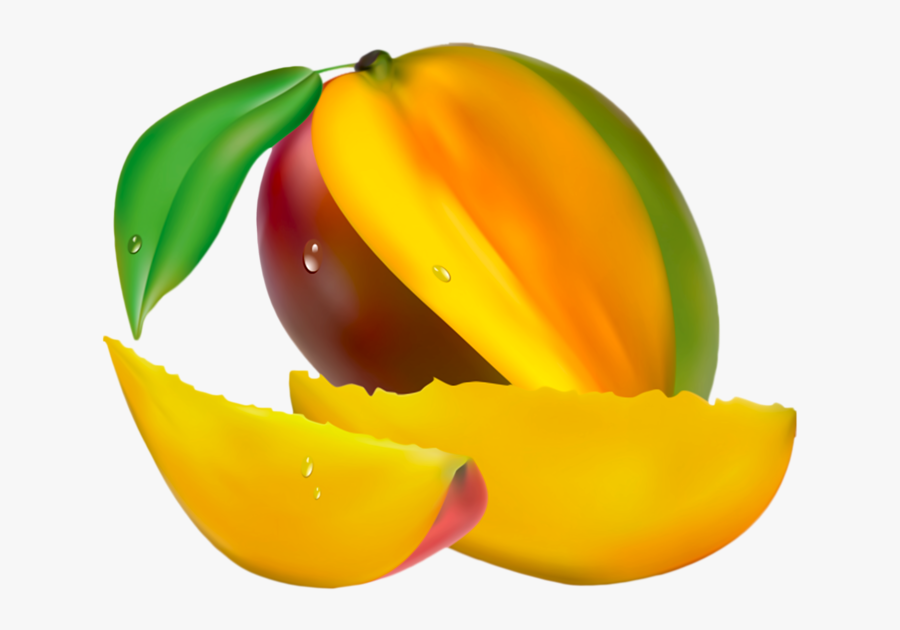 Tubes Fruits L Gumes Sliced Mango Free Transparent Clipart Clipartkey