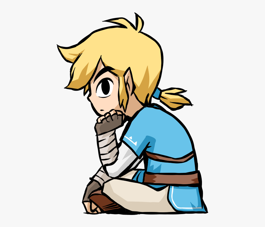 The Legend Of Zelda Clipart Link Official Art Breath Of The Wild Toon Link Free Transparent