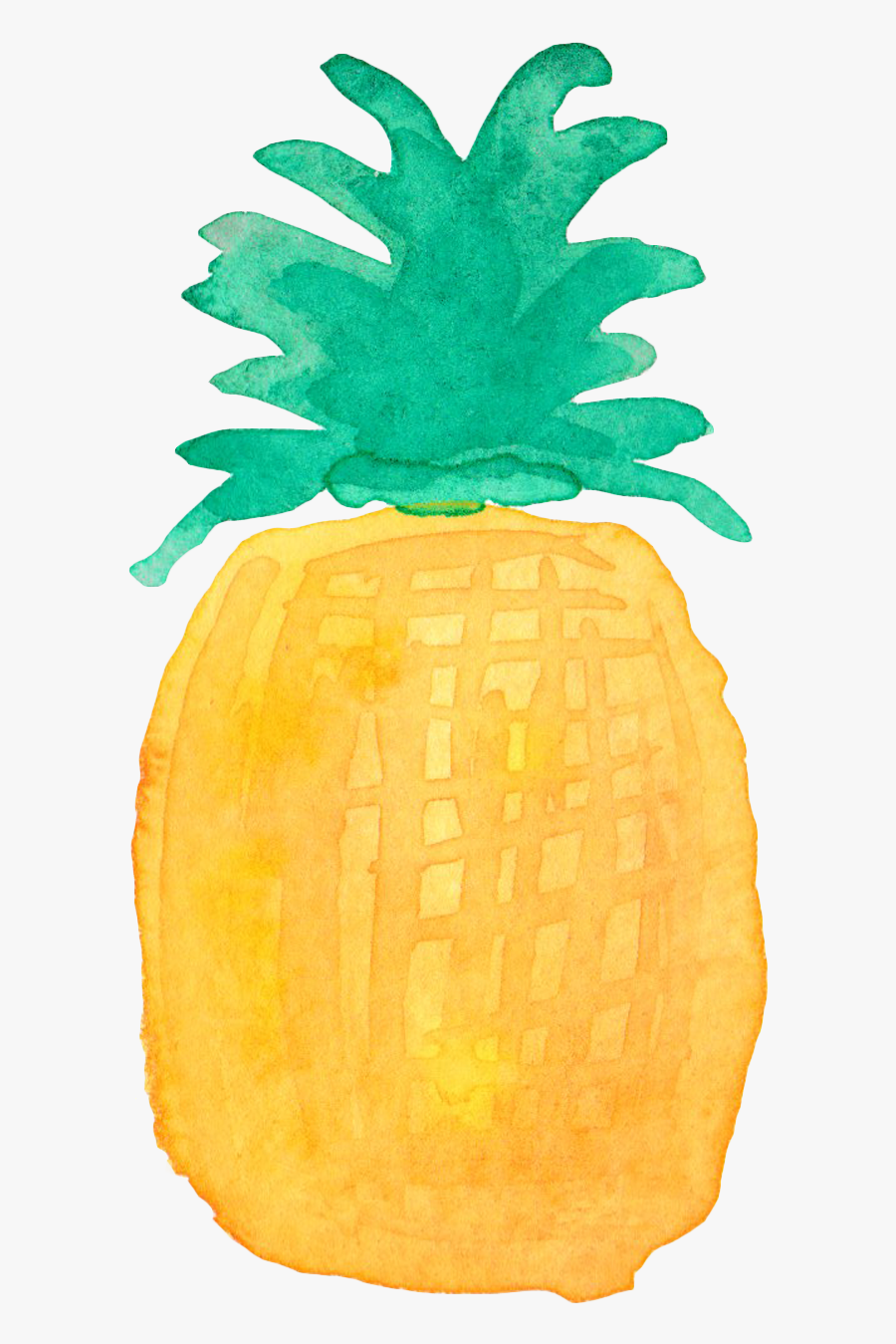 Pineapple Drawing Watercolor Painting Watercolor Pineapple Png Free