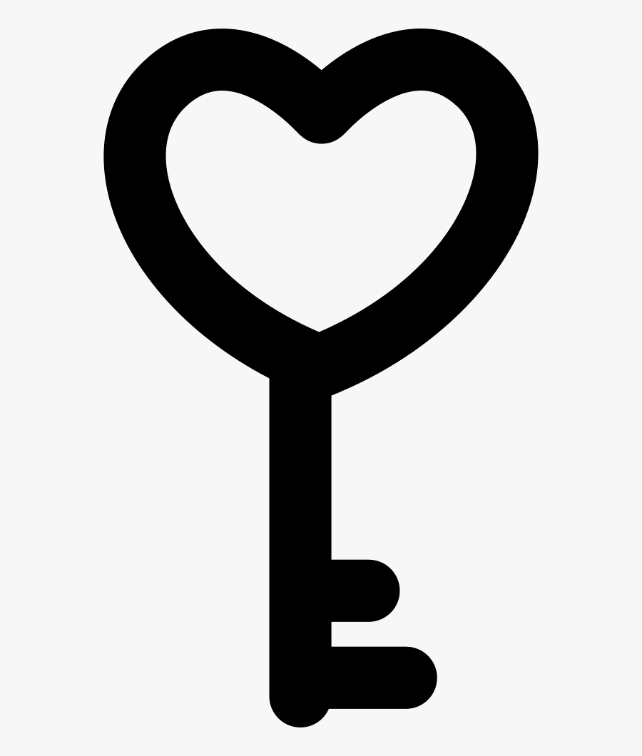 Transparent Heart Skeleton Key Clipart Llaves De Corazon Dibujos