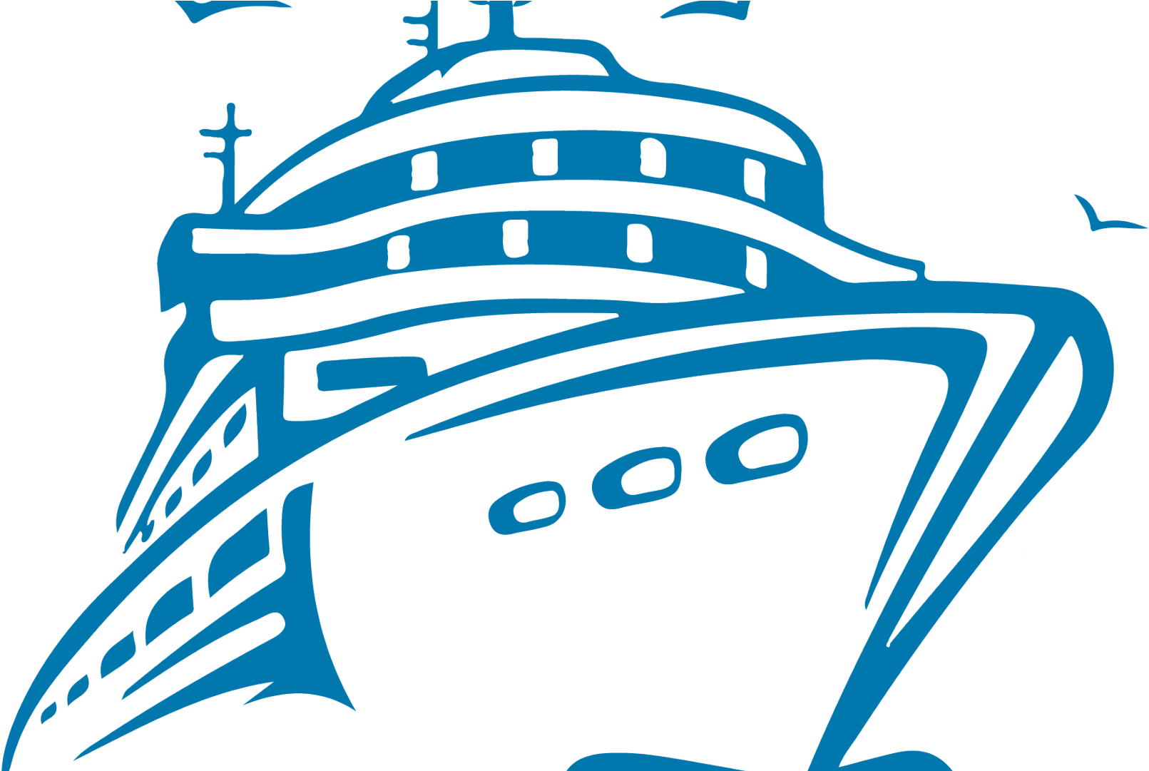 Download Transparent Cruise Ship Clipart - Cruise Ship Clipart Black ...