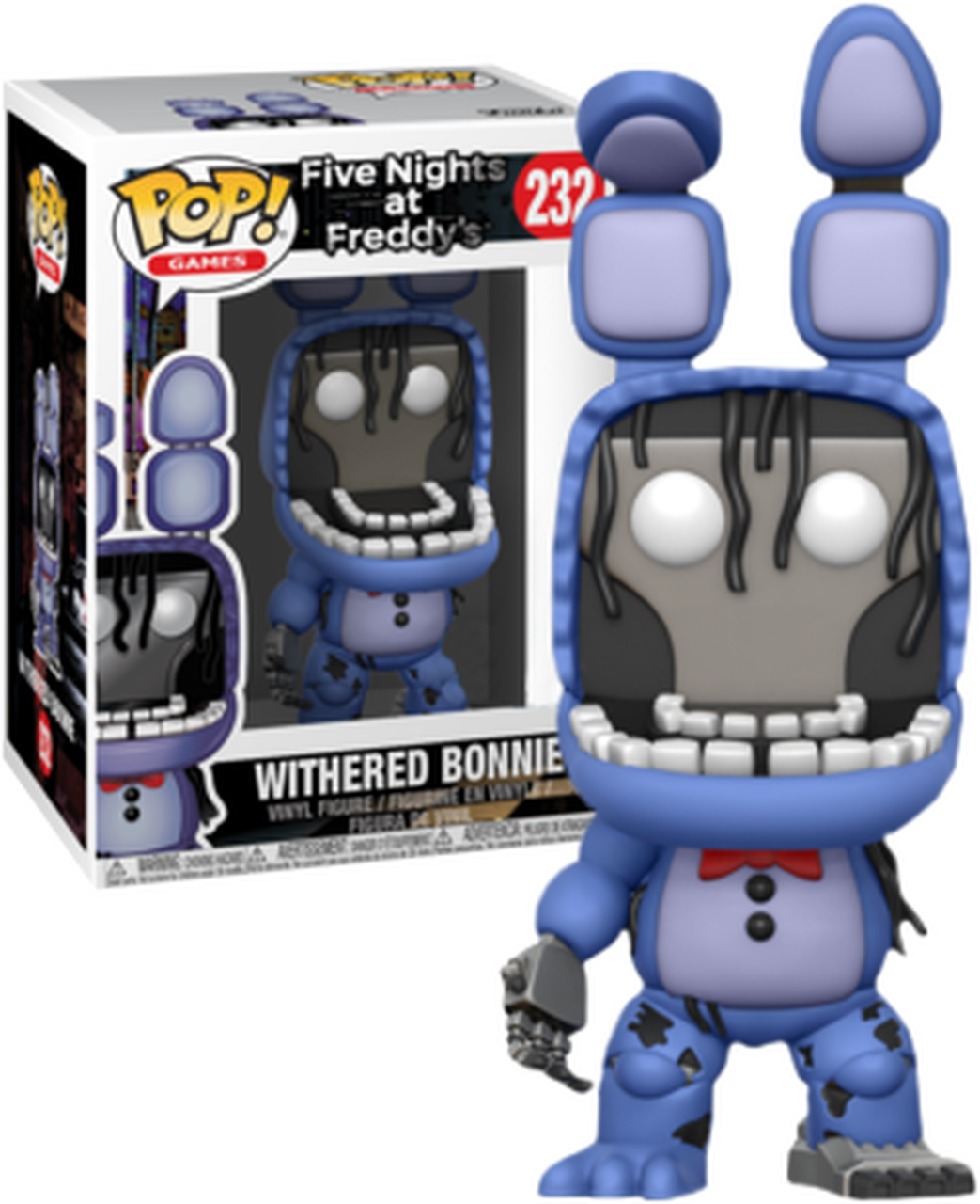 Download Five Nights At Freddys Withered Bonnie Funko Pop Clipartkey