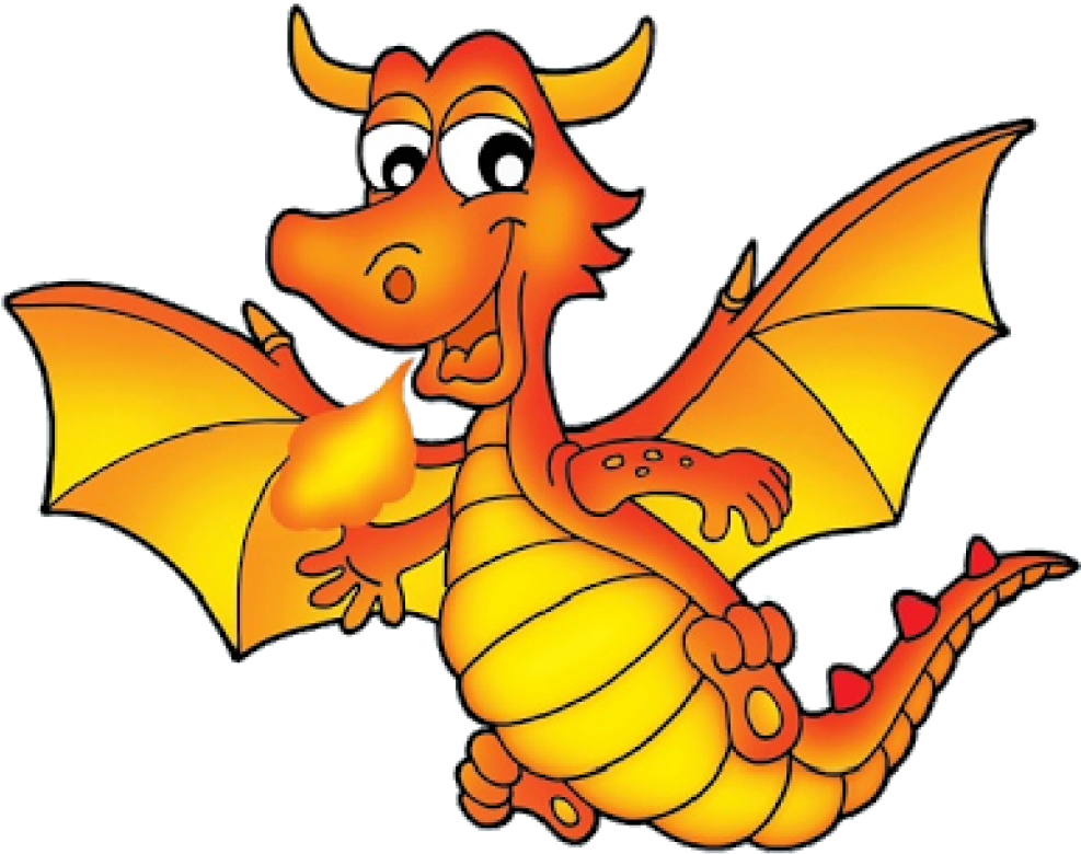 Download Transparent Dragon Clipart Png - Cute Dragon - ClipartKey