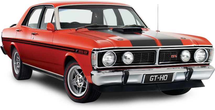 Download Transparent Classic Muscle Car Clipart - Old Car Hd Png