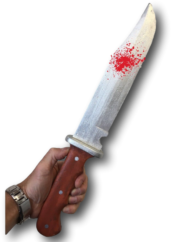 Download Transparent Bloody Knife Png Hunting Knife Clipartkey