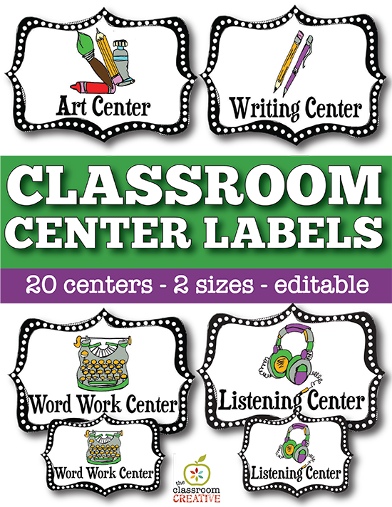 Label center