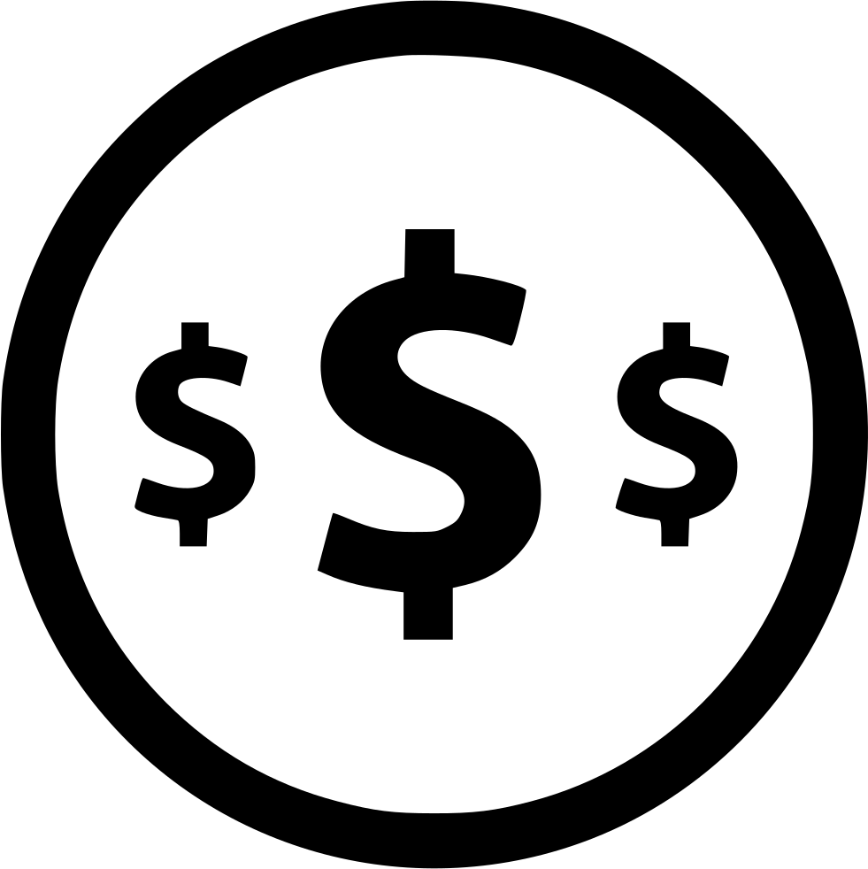 Download Excelent Three Dollar Signs Nav Options Svg Png Icon ...