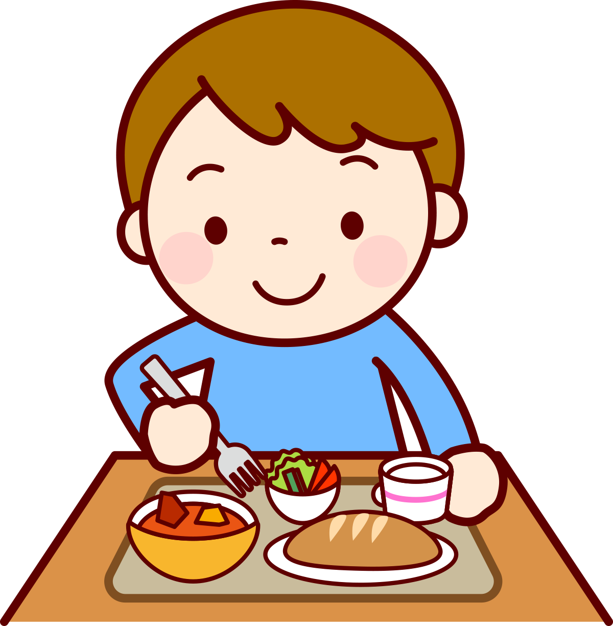 Breakfast Lunch & Dinner Clipart / Collage clipart breakfast lunch ...