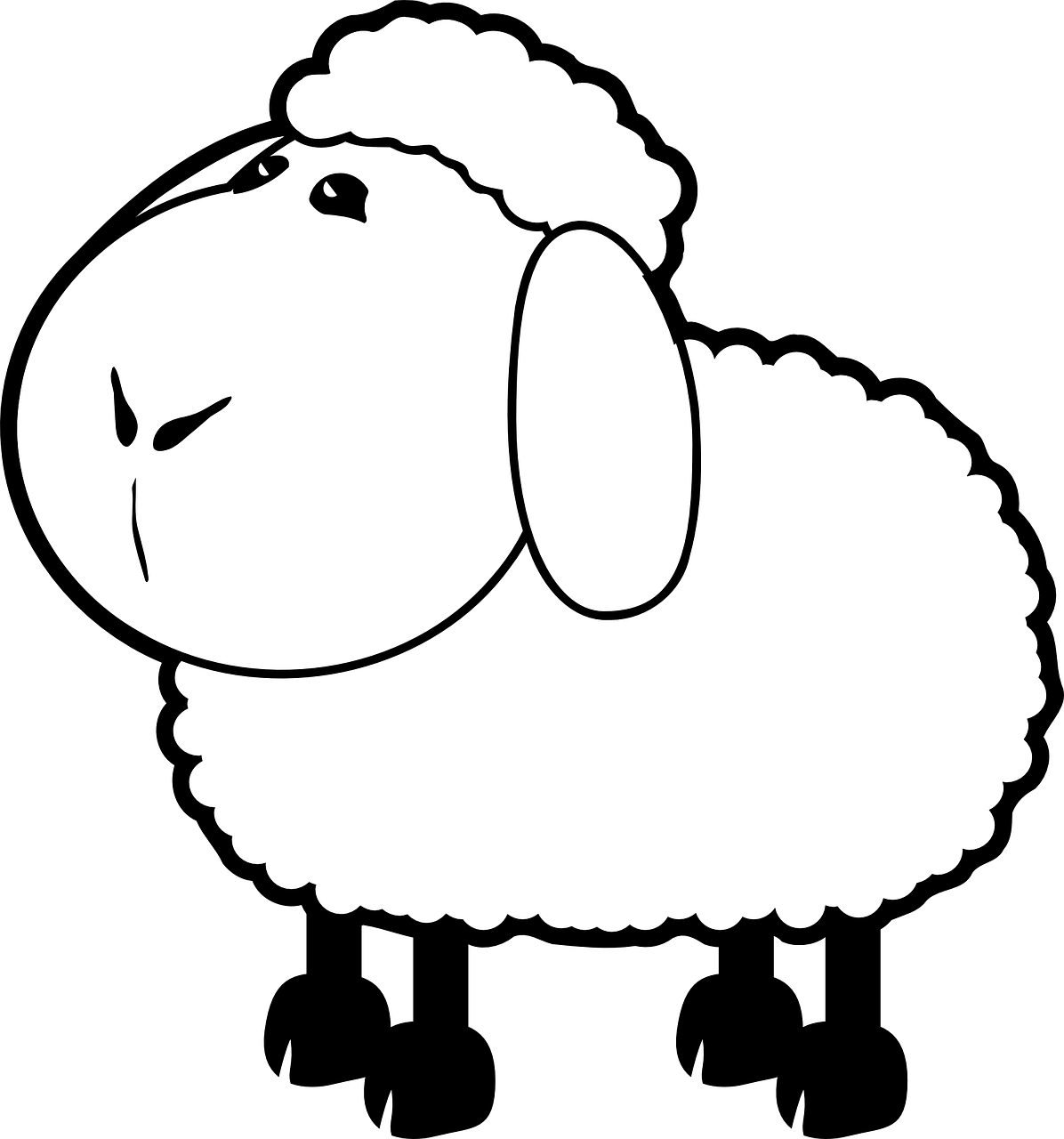 sheep. coloring pages. for mac pages. counting sheep. sheep black and white. sheep fa...