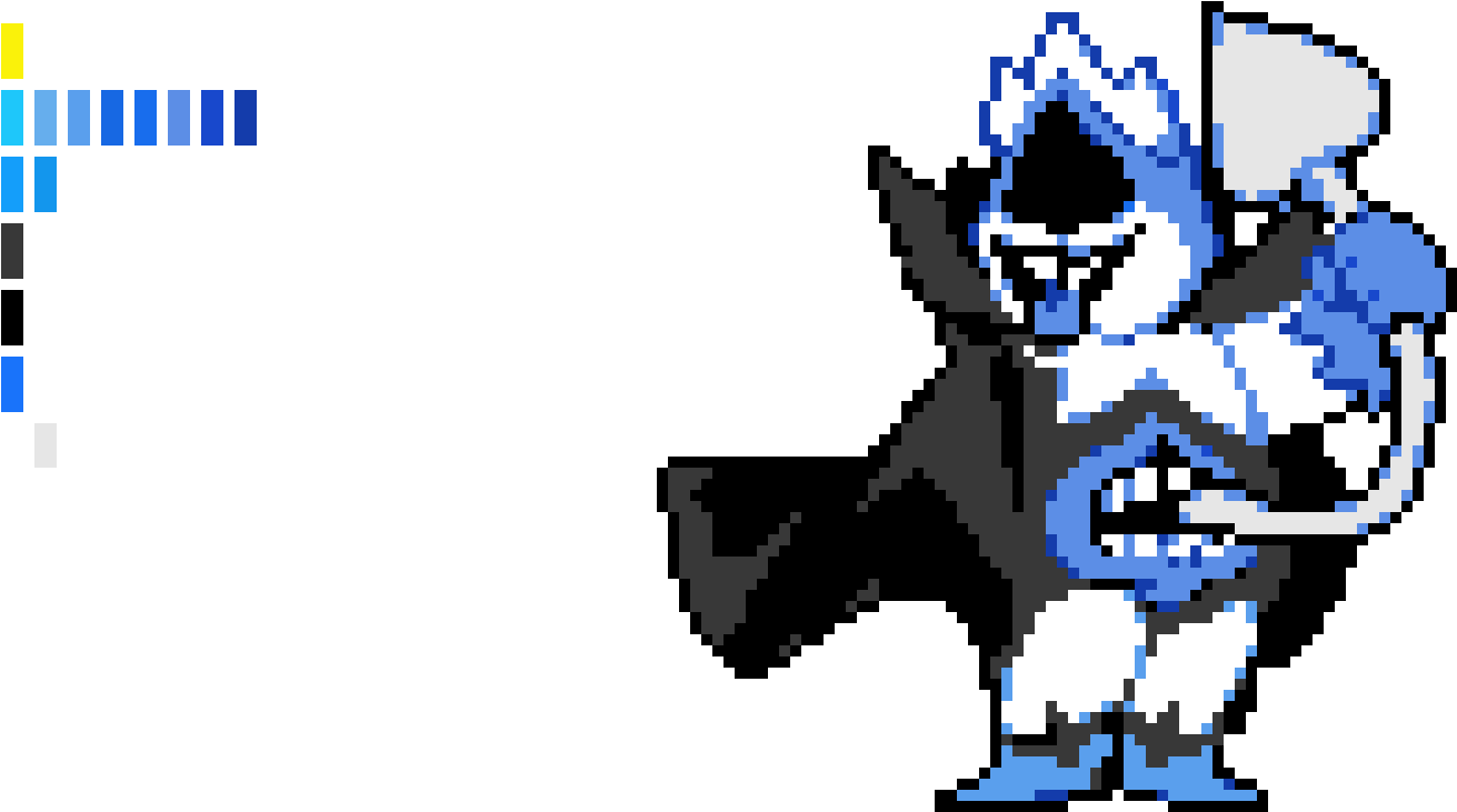 Download - Chaos King Deltarune - King Spade Deltarune Sprite - ClipartKey