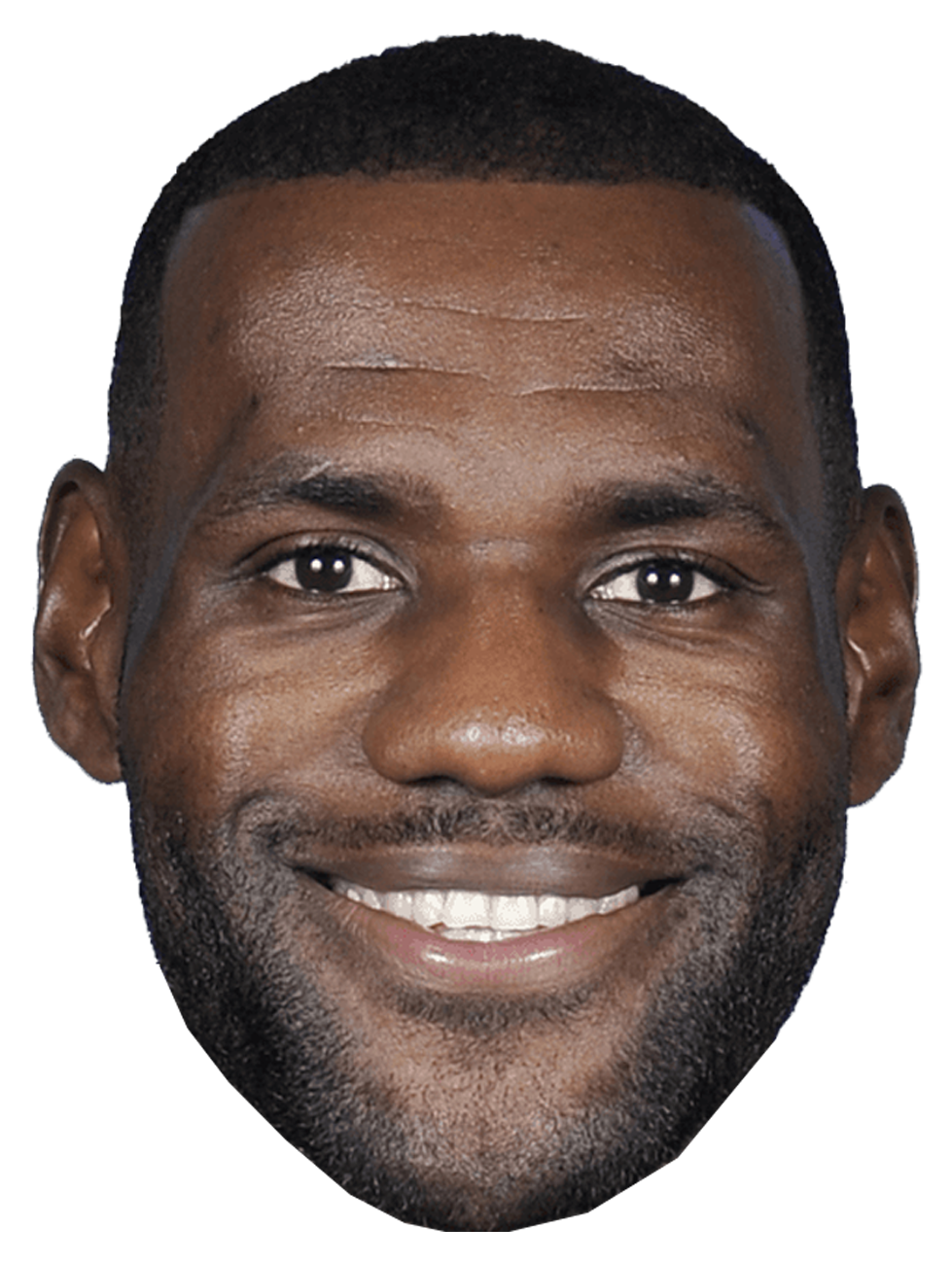 Download Clip Art Lebron James Funny Face - Lebron James - ClipartKey