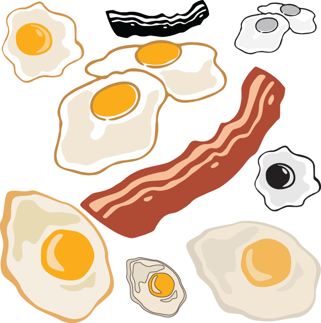 Download Egg And Bacon Clip Art - ClipartKey