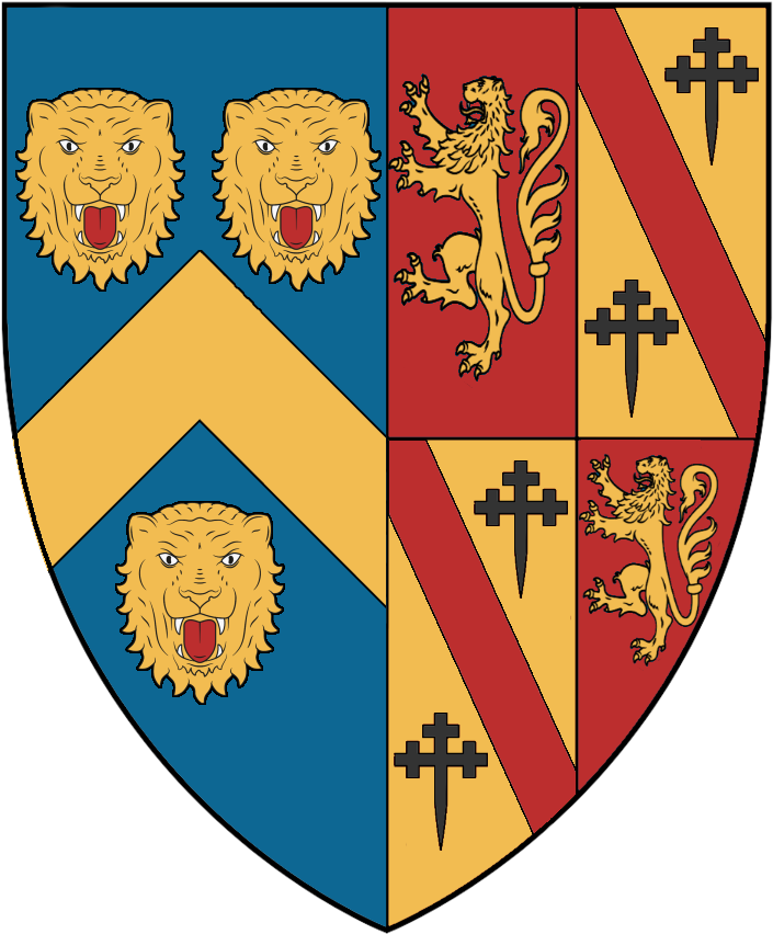 Download The Impaled Arms Of The Sixth Earl Of Grantham And - Coat Of ...