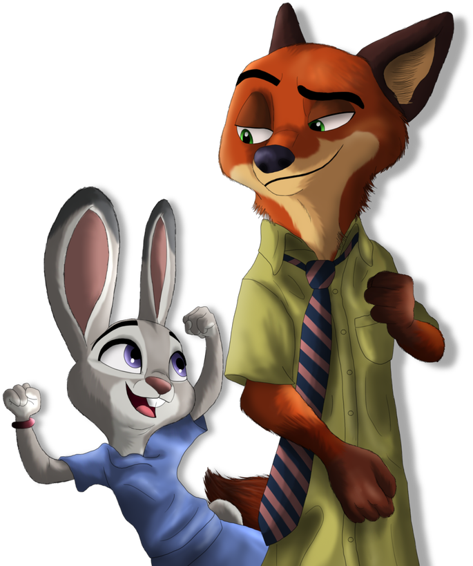 Download Judy Hopps And Nick Wilde Kiss - ClipartKey