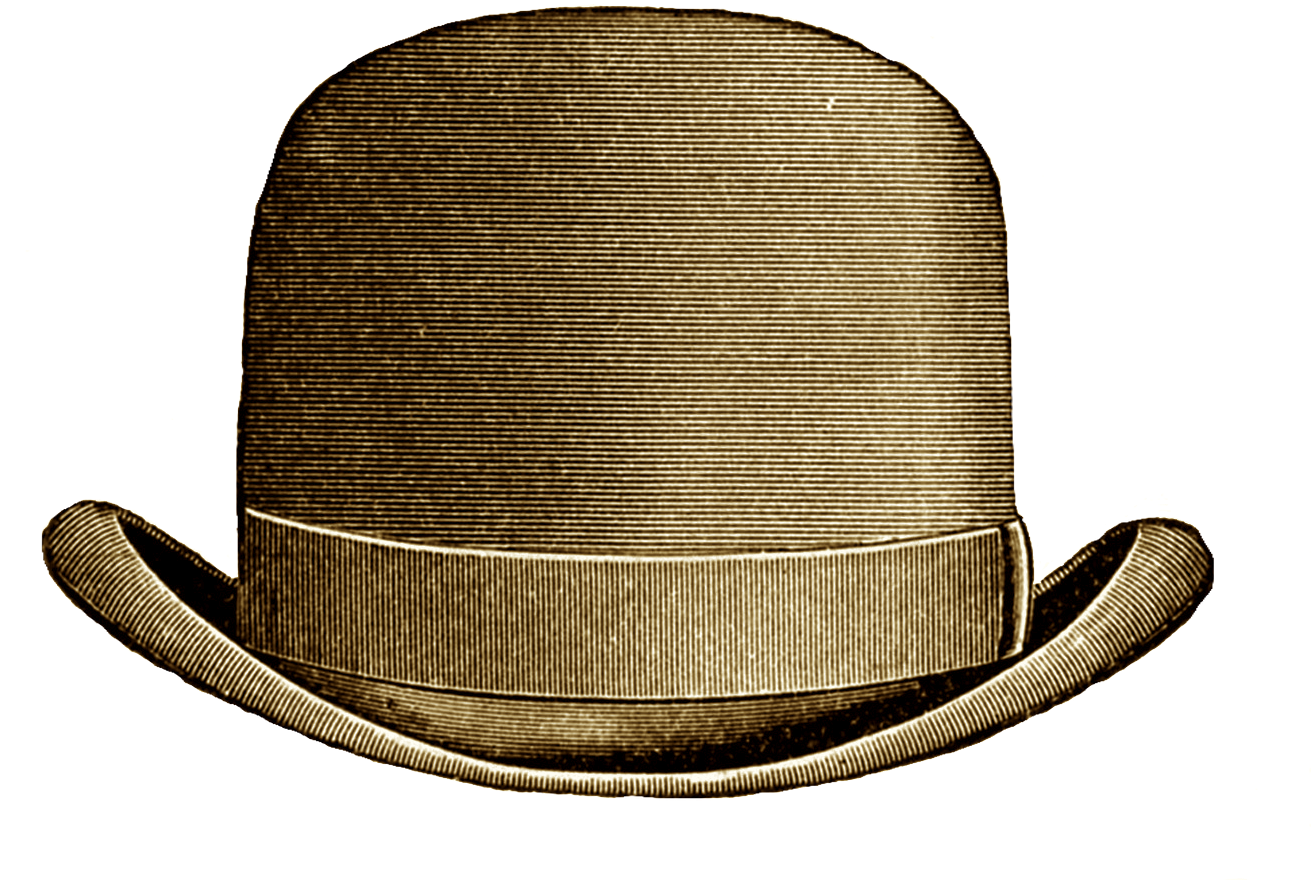 Download Bowler Hat Png - Bowler Hat - ClipartKey
