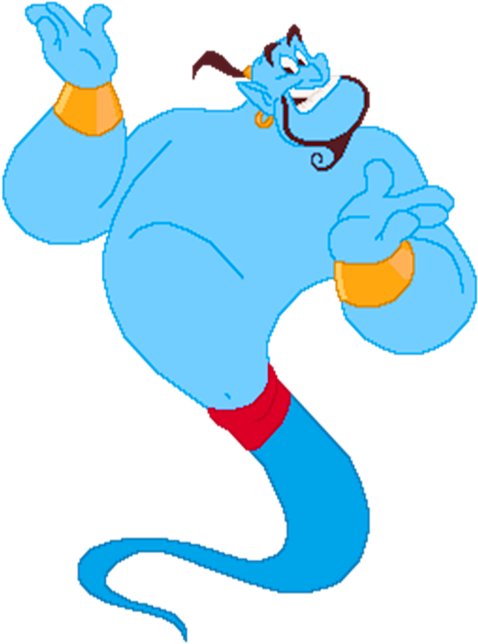 Download Png Image Of Genie Aladdin Genie Png Clipartkey 1187