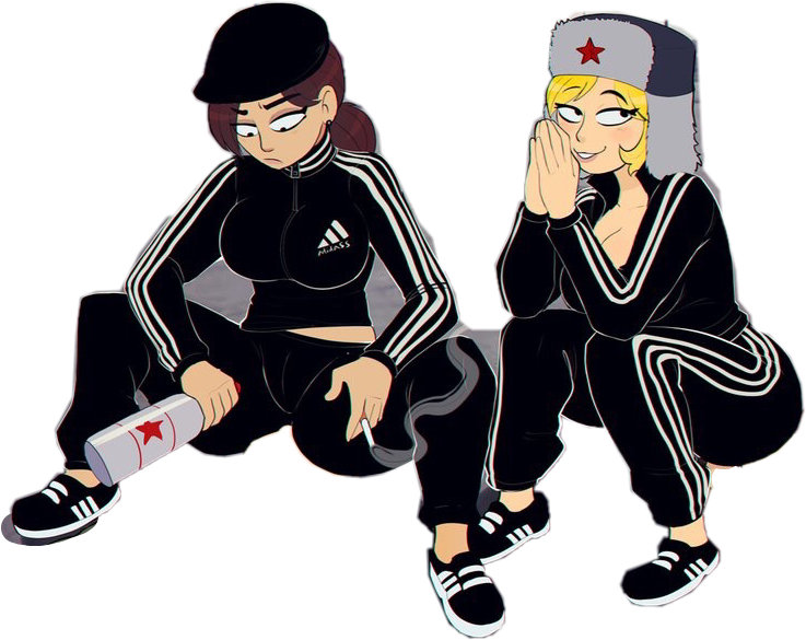 Download #russian #gopnik #girls #freetoedit - Gopnik Transparent ...