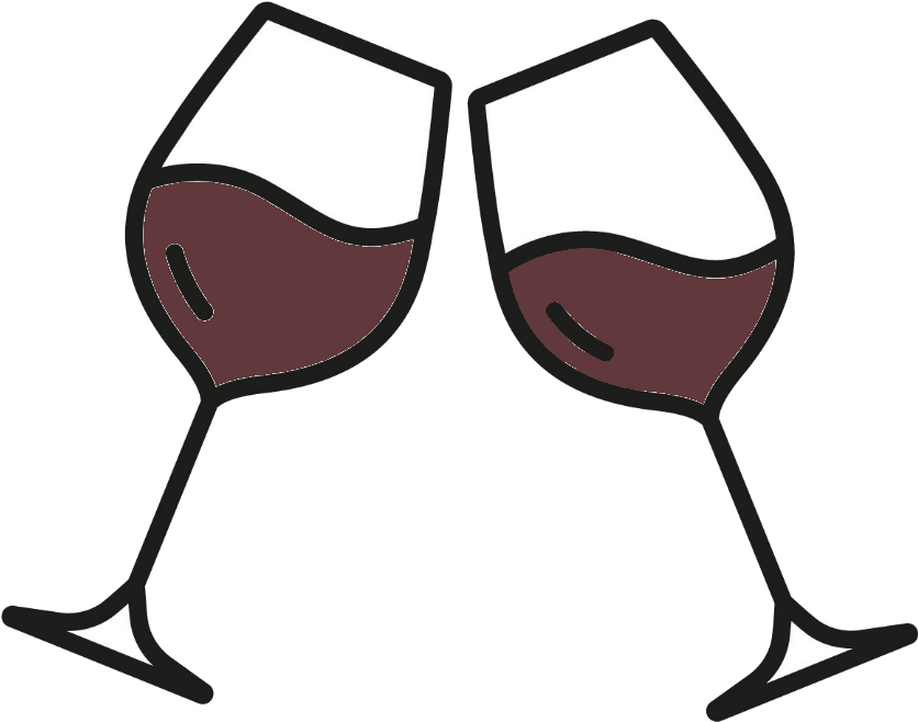 Download Transparent Red Wine Glass Png - Clip Art Wine Glasses ...