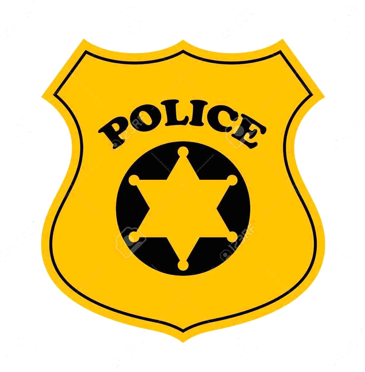 Download Police Badge Officer Clipart Transparent Png - Gold Police ...