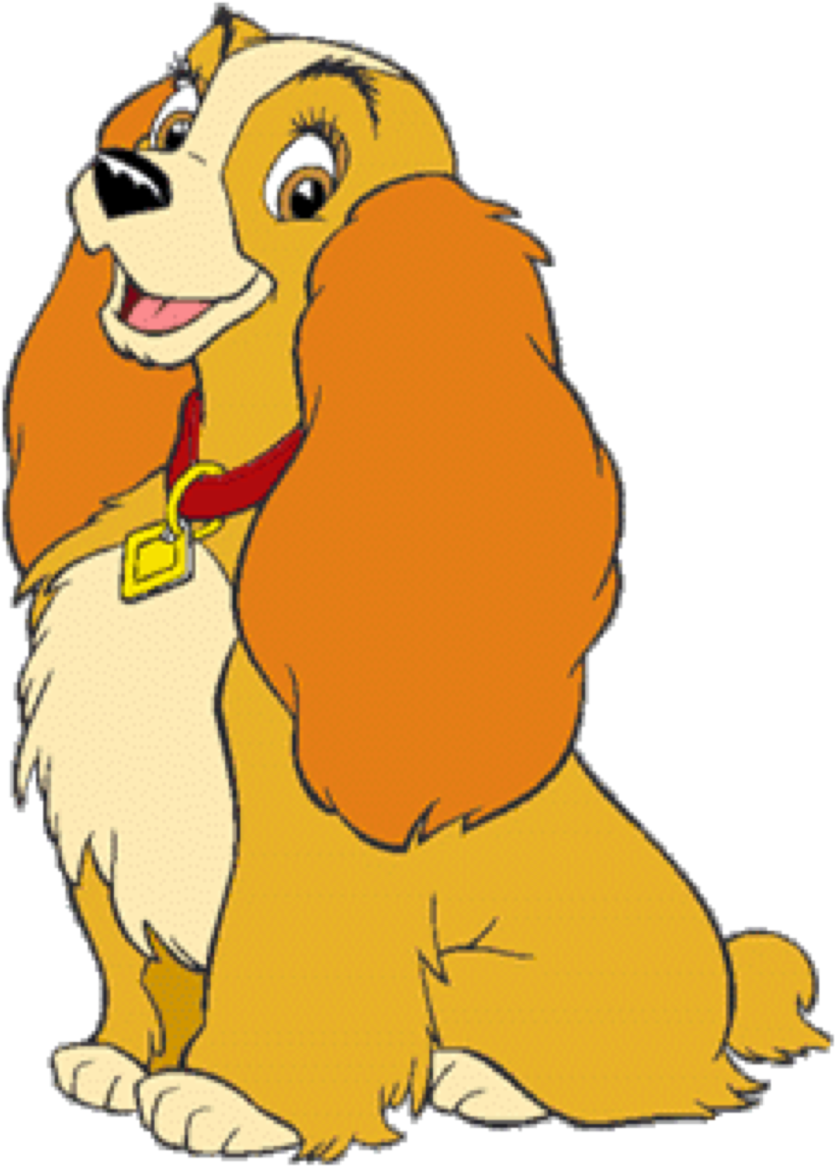 Download Clip Art - Disney Lady Dog Drawing - ClipartKey