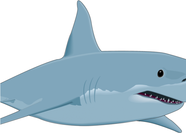 Download Mermaid Tail Clipart Shark - Great White Shark Animated ...