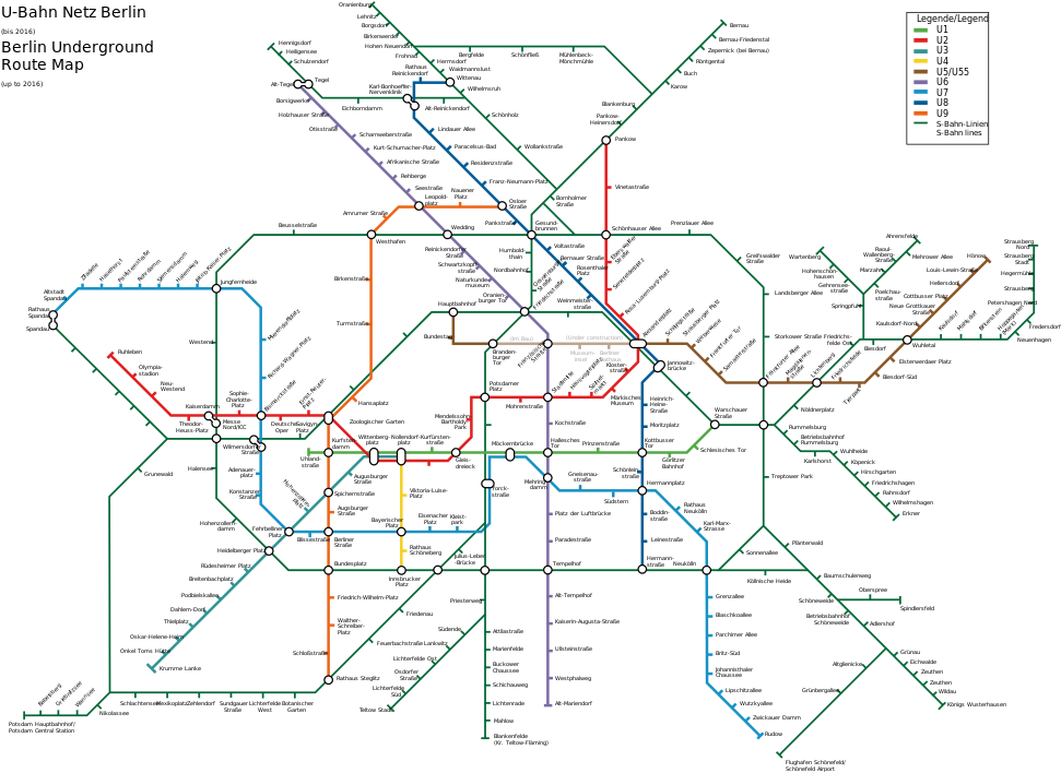 Download Clip Art Berlin Subway Map Berlin Metro Map Svg Clipartkey