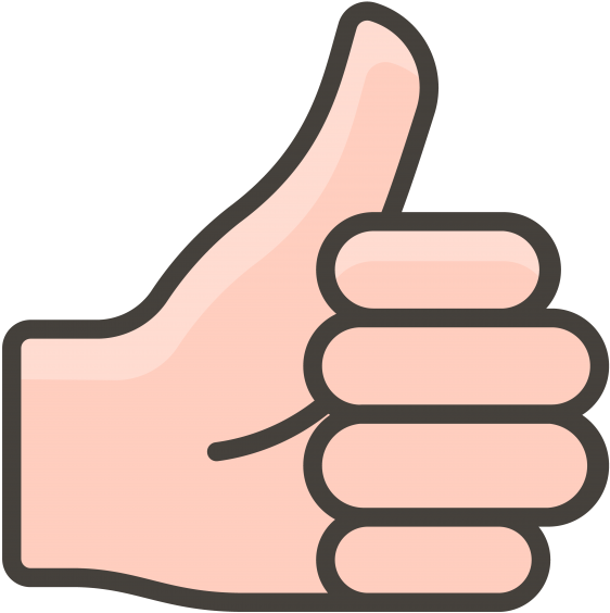 Download Symbol Emoji Thumbs Up Icon - ClipartKey