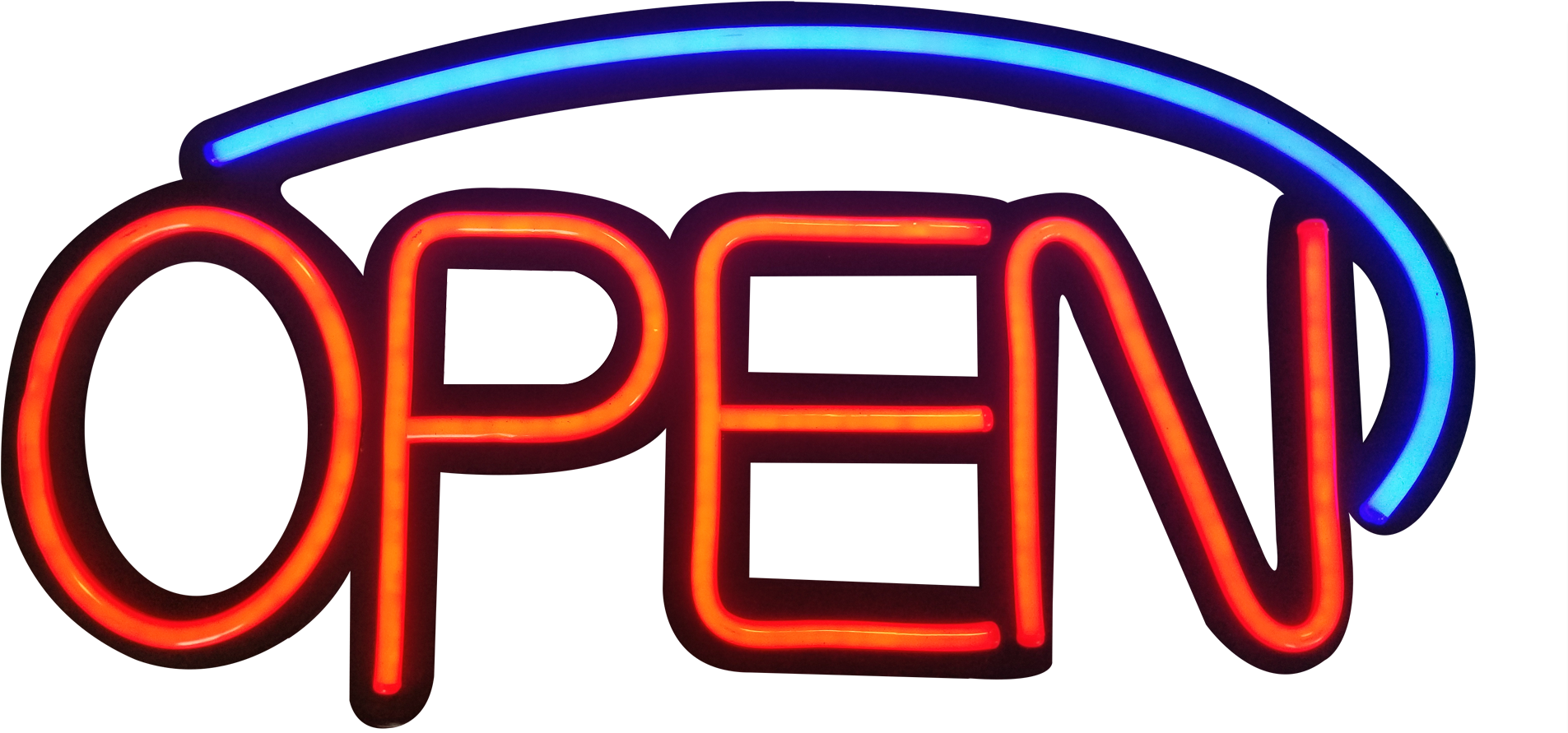 Download Transparent Neon Open Sign Png - Png Neon Sign Open Free ...