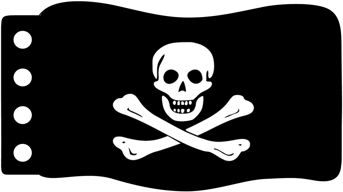 Download Pirate Flag , Png Download - Jolly Roger Flag - ClipartKey