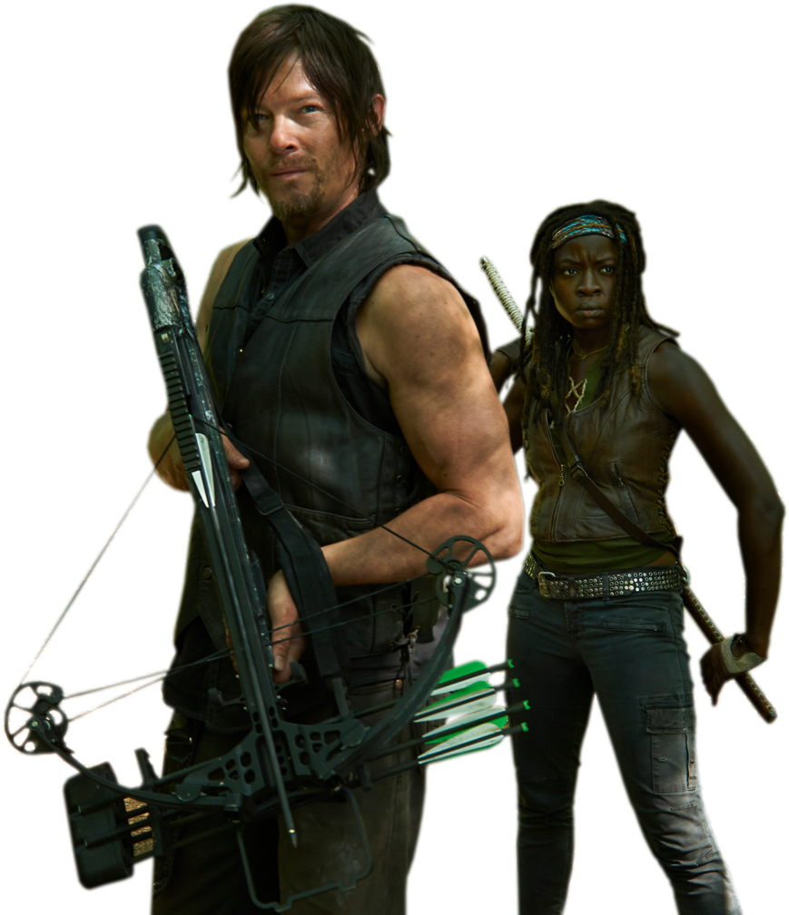 Download Twd Transparent Png - Walking Dead Daryl Png - ClipartKey