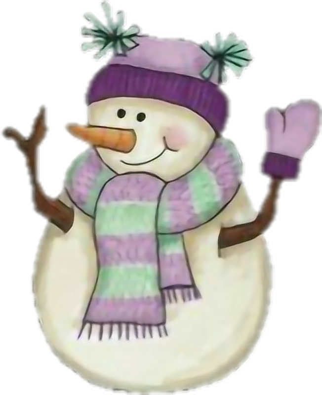 Download #snowman #frosty #winter - Snowman Girl Clipart Png - ClipartKey