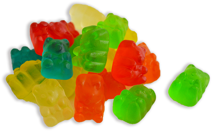 Download Jelly Candies Png - Transparent Background Gummy Bears Png ...