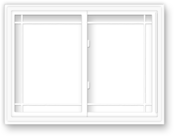 Download Transparent White Window Frame Png - Window White Perimeter ...