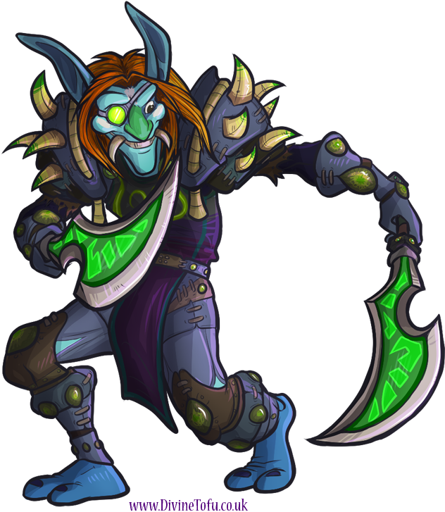 Download Wow Chibi Troll Rogue By Divinetofu - Wow Troll Rogue - ClipartKey