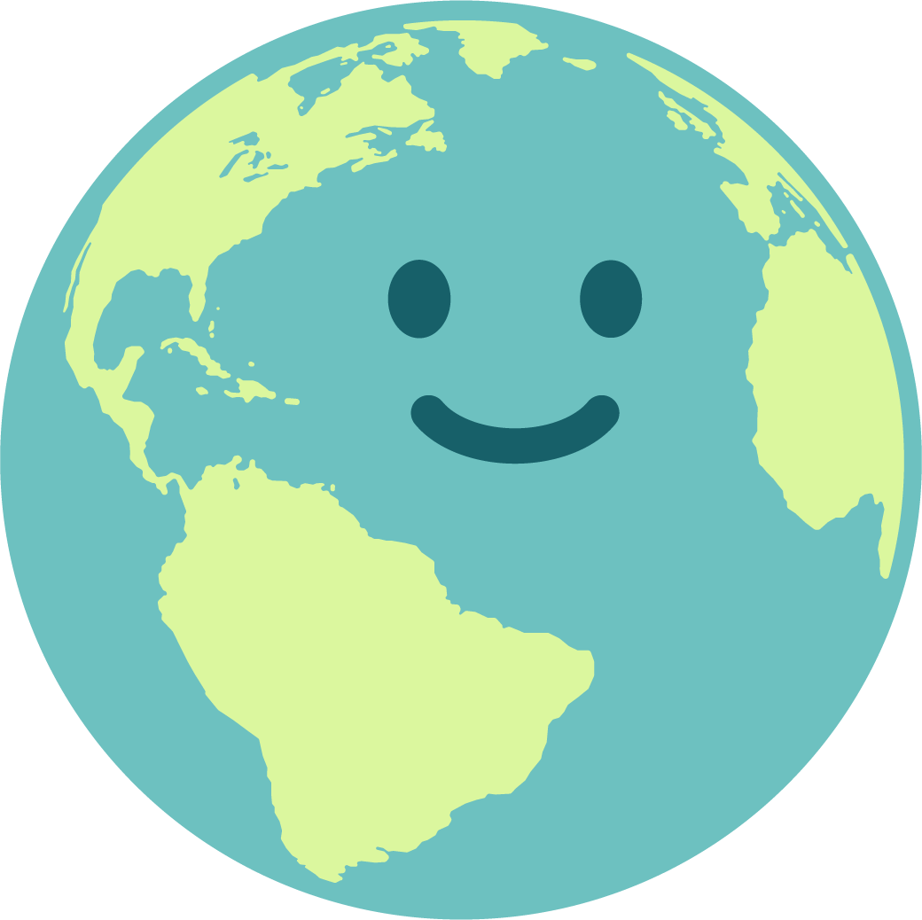 Download Happy Earth Illustration Png - ClipartKey