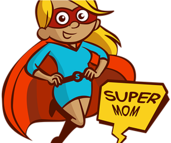 Download Mommy Clipart Mam - Super Mom Clip Art - ClipartKey