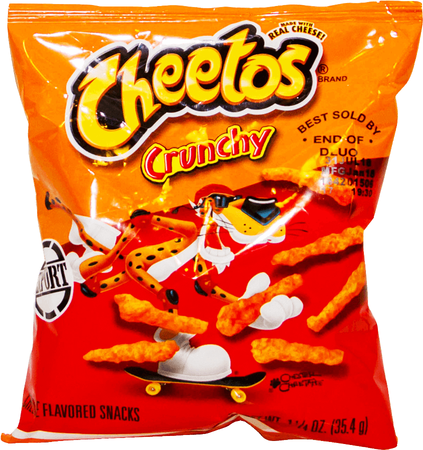 Download Transparent Hot Cheetos Png - Cheetos Crunchy 1 Oz - ClipartKey