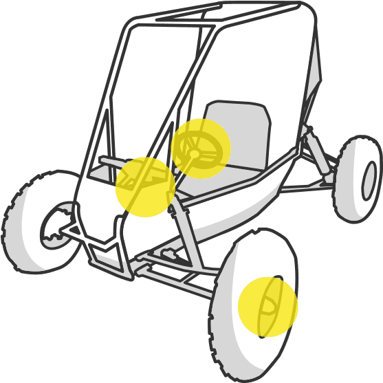 Download A Dune Buggy With The Gearbox, Bearing Hubs And Steering - Go ...