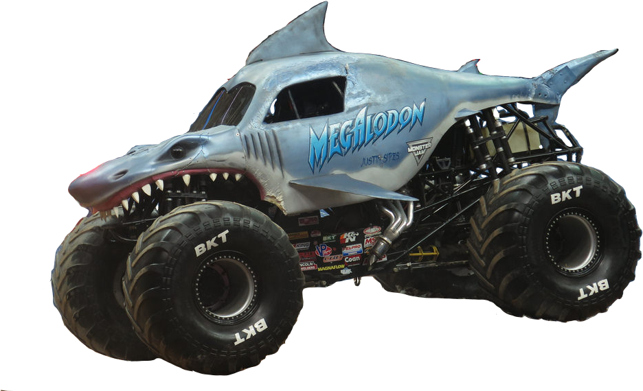 Download Jam Megalodon Vector - Megalodon Monster Truck Png - Clipartkey