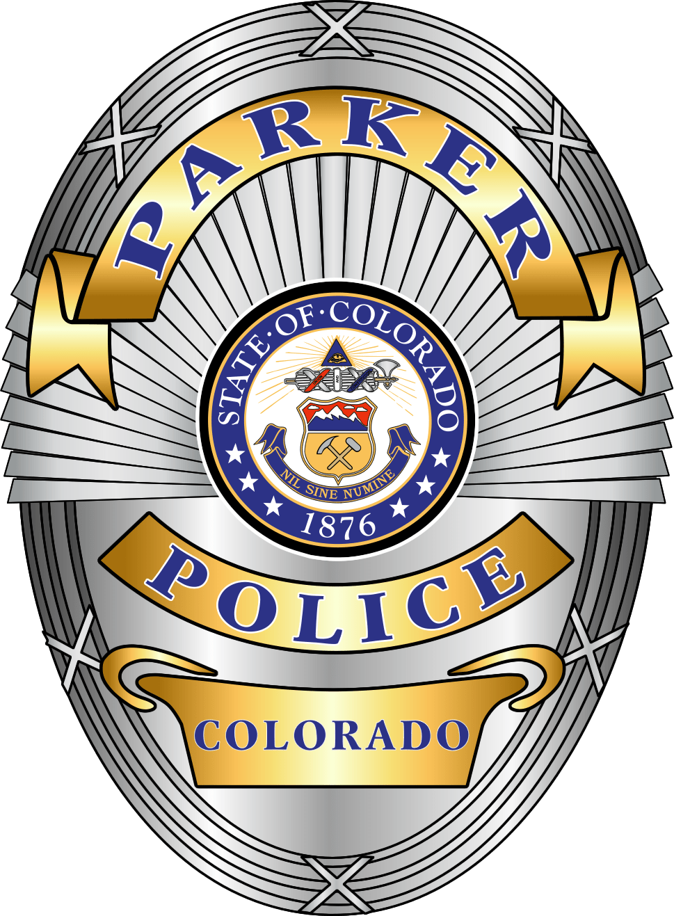 Download Transparent Detective Badge Png - Parker Police Department ...