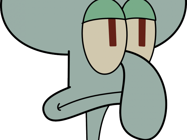 Download Squidward Head Png - Squidward Face Transparent Background ...