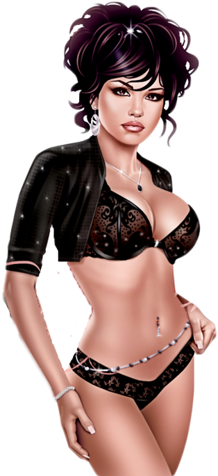 Download Girls Cartoon Sexy Png Clipartkey