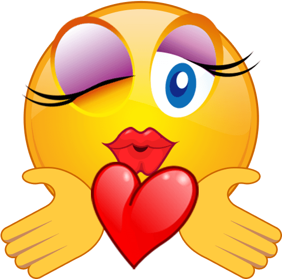 Download #mq #yellow #head #heart #flirt #emoji #emojis - Emoji Flirt ...