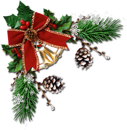 Download Christmas Corner Png  Border Corner Christmas Clipart