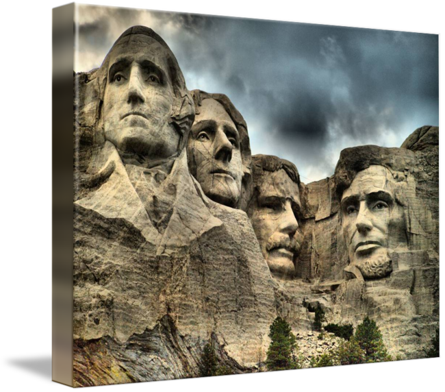 Download Clip Art Mount Rushmore At Night - Mount Rushmore - ClipartKey