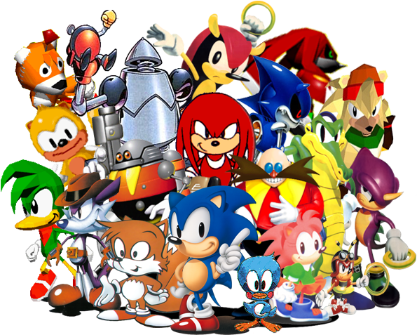 Download Sonic News Network - Classic Sonic And Friends - ClipartKey