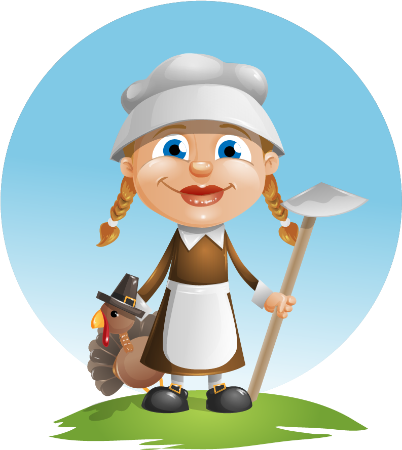 Download Collection Of With - Pilgrim Farmer Clipart - ClipartKey